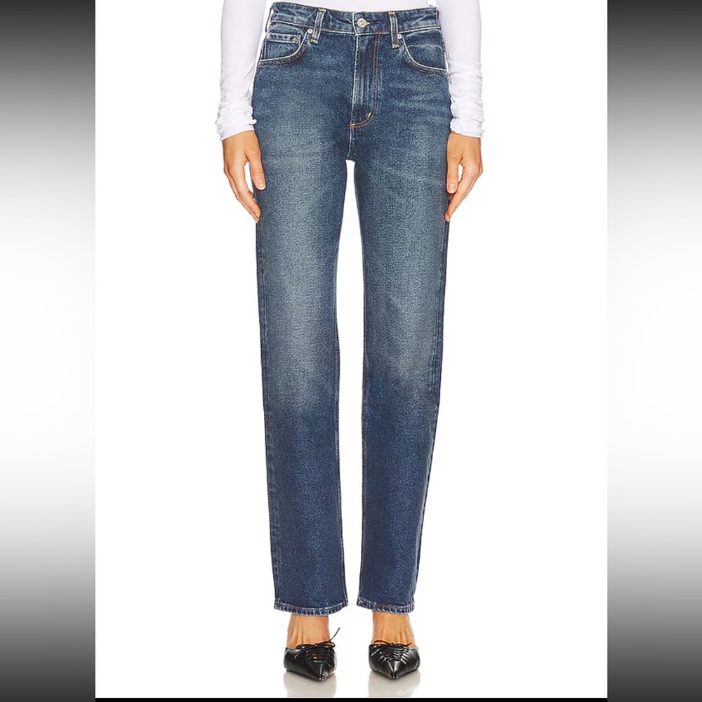 Citizens Of Humanity Zurie Straight Leg Jeans Garnish 28 x 31